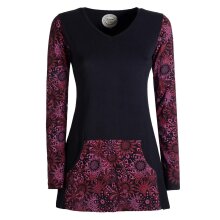 Vishes Minikleid Tunika Shirt schwarz 38-40