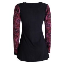 Vishes Minikleid Tunika Shirt schwarz 44