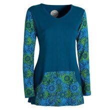 Vishes Minikleid Tunika Shirt türkis 38