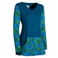 Vishes Minikleid Tunika Shirt türkis 38