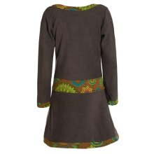 Vishes - Extra warmes Winterkleid Damen Langarm Kleider...