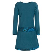 Vishes - Extra warmes Winterkleid Damen Langarm Kleider...