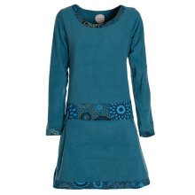 Vishes - Extra warmes Winterkleid Damen Langarm Kleider...