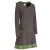 Vishes - Extra warmes Winterkleid Damen Pullover-Kleid Sweatkleid Eco-Fleece olive 34