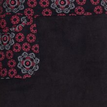 Vishes - Thermorock warmer Side-Bag Damen Winterrock kurz Minirock aus ECO-Fleece schwarz 38