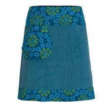 Vishes - Thermorock warmer Side-Bag Damen Winterrock kurz...