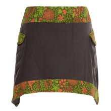 Vishes - Thermorock warmer Damen Winterrock kurz Elfen...