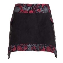 Vishes - Thermorock warmer Damen Winterrock kurz Elfen...