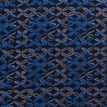 Vishes - Leichtes Langarmshirt-Kleid Damen Langarm Kleider 70er 80er retro schwarz-blau 44