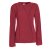 Vishes - Damen warmer Winterpullover Fleecepullover Eco-Fleece dunkelrot 36
