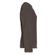 Vishes - Damen warmer Winterpullover Fleecepullover Eco-Fleece olive 40