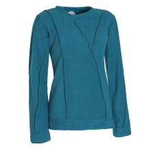 Vishes - Damen warmer Winterpullover Fleecepullover Eco-Fleece türkis 40