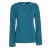 Vishes - Damen warmer Winterpullover Fleecepullover Eco-Fleece türkis 44