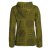 Vishes - Damen-Jacke Blume des Lebens Sweatjacke Hippie-Jacke Kapuzen-Jacke olive 42