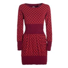 Vishes Langarmkleid Damen Bedruckt Jersey mit Smok