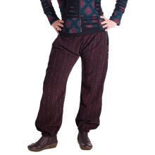 Vishes - Warme Damen Hose Blumen Haremshose ECO...