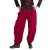 Vishes - Warme Damen Hose Winterhose Haremshose Fleecehose Thermohose dunkelrot 40-42
