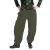 Vishes - Warme Damen Hose Winterhose Haremshose Fleecehose Thermohose olive 34-38