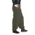 Vishes - Warme Damen Hose Winterhose Haremshose Fleecehose Thermohose olive 34-38