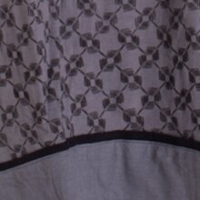 Vishes - Langarm Damen Tunika Shirt-Kleid Ethno Zipfel-Bluse Blusenkleid grau 38