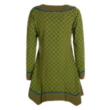 Vishes - Langarm Damen Tunika Shirt-Kleid Ethno...