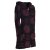 Vishes - Damen lange warme Jacke Hippiemantel Zipfel Kapuzenmantel schwarz-dunkelrot 42