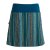 Vishes - Damen Sommerrock kurz Minirock Röcke Ethno-Style Gestreift türkis 36