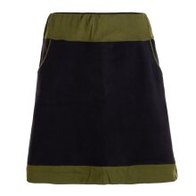 Vishes - Thermorock warmer Damen Winterrock kurz Minirock...