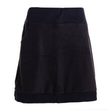 Vishes - Thermorock warmer Damen Winterrock kurz Minirock aus ECO-Fleece schwarz 40-42
