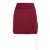 Vishes - Thermorock warmer Damen Winterrock kurz Minirock aus ECO-Fleece dunkelrot 40