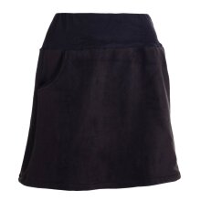 Vishes - Thermorock warmer Damen Winterrock kurz Minirock aus ECO-Fleece schwarz 38