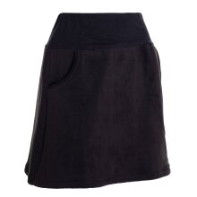 Vishes - Thermorock warmer Damen Winterrock kurz Minirock aus ECO-Fleece schwarz 40