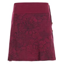 Vishes - Kurzer Damen Baumwoll-Rock Mini-Rock mit...