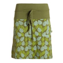 Vishes Damen knielanger Rock Baumwolle Blumen-Muster...