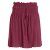 Vishes - Damen Rock knielang Basic-Rock Baumwoll-Rock Einfarbig Schlicht dunkelrot