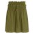 Vishes - Damen Rock knielang Basic-Rock Baumwoll-Rock Einfarbig Schlicht olive