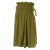 Vishes - Damen Rock knielang Basic-Rock Baumwoll-Rock Einfarbig Schlicht olive