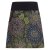 Vishes - Kurzer Damen Sommer-Rock Sommerröcke Bunt mit Mandalas bedruckt schwarz-grün 40