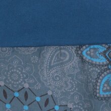 Vishes - Kurzer Damen Sommer-Rock Sommerröcke Bunt mit Mandalas bedruckt türkis 38