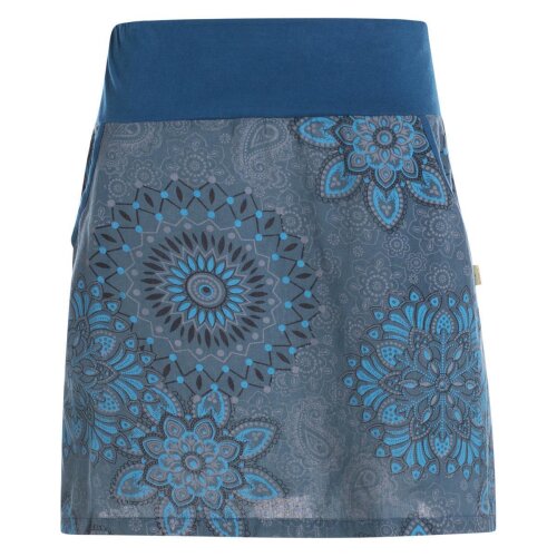 Vishes - Kurzer Damen Sommer-Rock Sommerröcke Bunt mit Mandalas bedruckt türkis 42