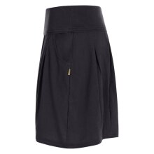 Vishes - Kurzer Damen Falten-Rock Bio-Rock Baumwoll-Rock Einfarbig Schlicht schwarz 40-42