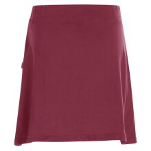 Vishes - Kurzer Damen Sport-Rock Mini-Rock Baumwoll-Rock Einfarbig Schlicht dunkelrot 44-46