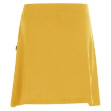 Vishes - Kurzer Damen Sport-Rock Mini-Rock Baumwoll-Rock Einfarbig Schlicht gelb 36-38