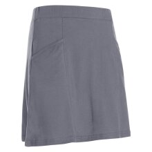 Vishes - Kurzer Damen Sport-Rock Mini-Rock Baumwoll-Rock Einfarbig Schlicht grau 38