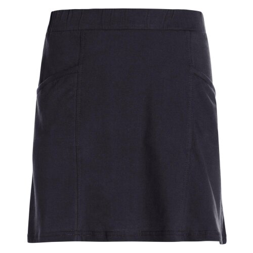 Vishes - Kurzer Damen Sport-Rock Mini-Rock Baumwoll-Rock Einfarbig Schlicht schwarz 42