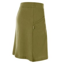 Vishes - Kurzer Damen Sport-Rock Mini-Rock Baumwoll-Rock Einfarbig Schlicht olive 40-42
