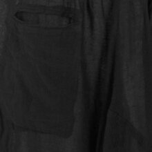 Vishes - Damen Rock Knöchel-lang Sommer-Rock Ballon-Rock Einfarbig schwarz 34-38