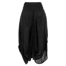 Vishes - Damen Rock Knöchel-lang Sommer-Rock Ballon-Rock Einfarbig schwarz 34-38