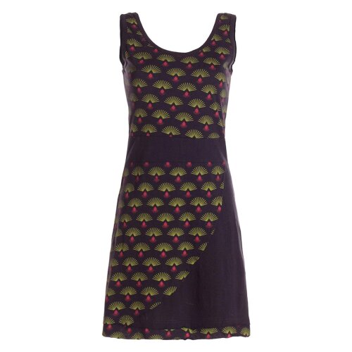Vishes Sommerkleid Damen Trägerkleid bedruckt Lagendesign Baumwolle