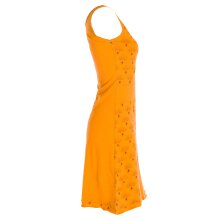 vishes Sommerkleid Lagenlook gelb 36